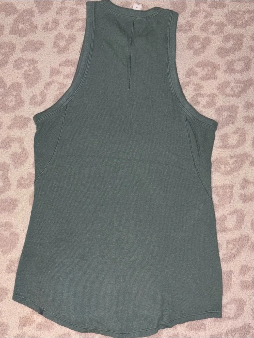 Lululemon hold tight tank top tidewater teal size 6 like new
